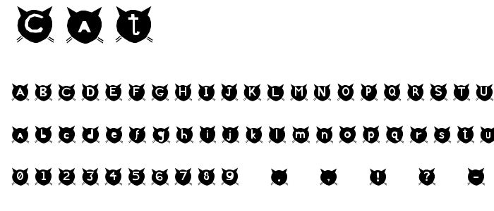 Cat font