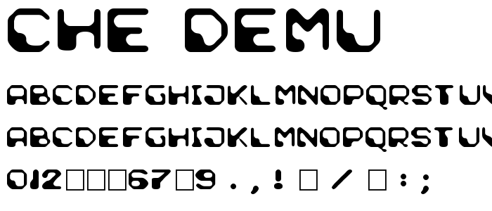 Che_Demu font