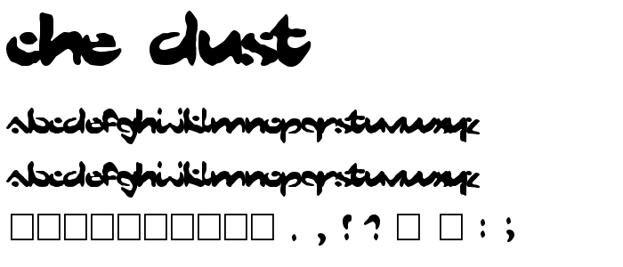 Che_Dust font