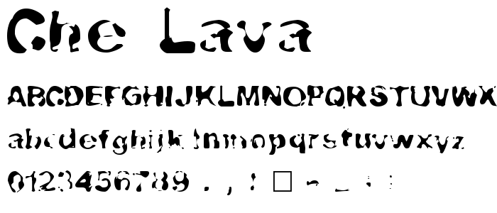 Che_Lava font