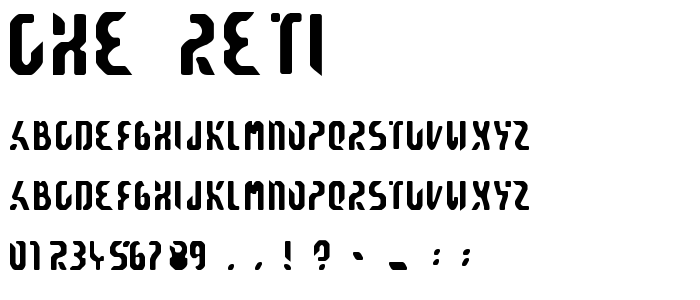 Che_Reti font