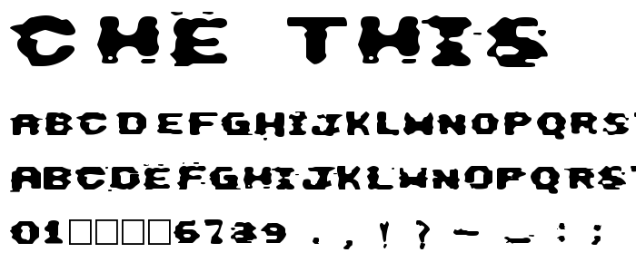 Che_This font