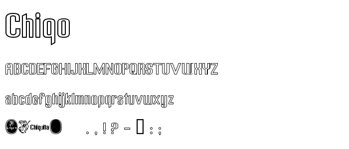 Chiqo font