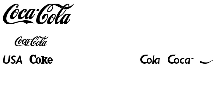 Cocacola font