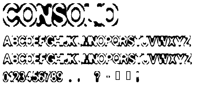 Consolid font