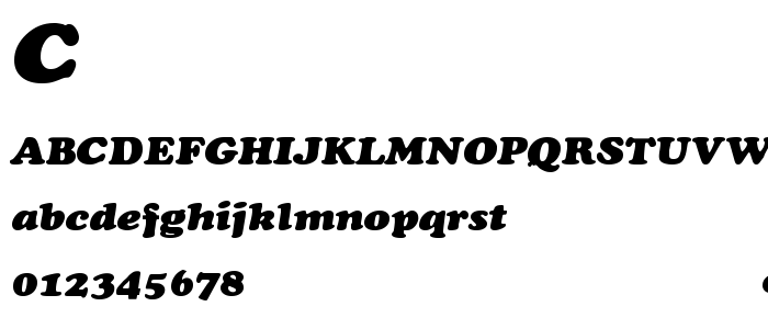 Coopere1 font