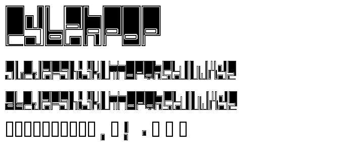 Cyberpop font