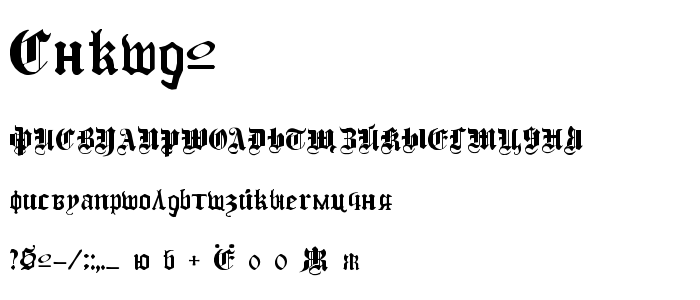 Cyril2 font