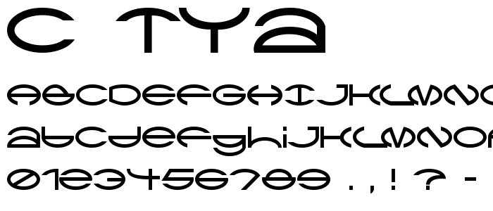 C_Tya font