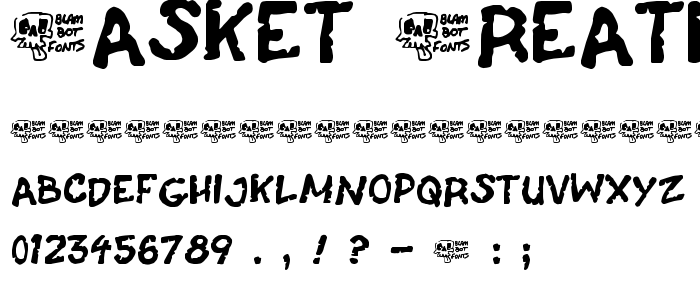 Casket_Breath font