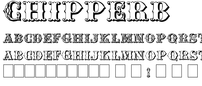 Chipperb font
