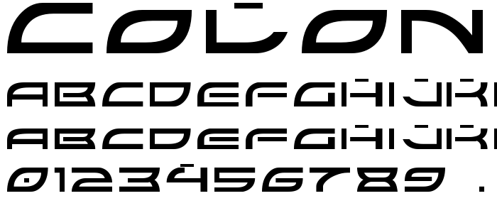 Colony_Wars font
