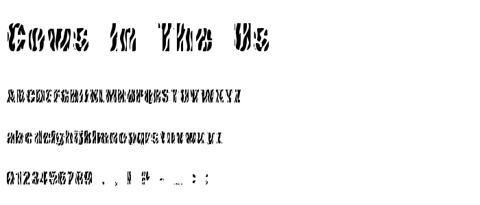 Cows_In_The_Us font