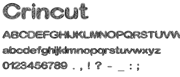 Crincut font