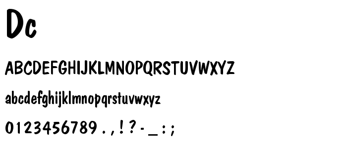 Dc font