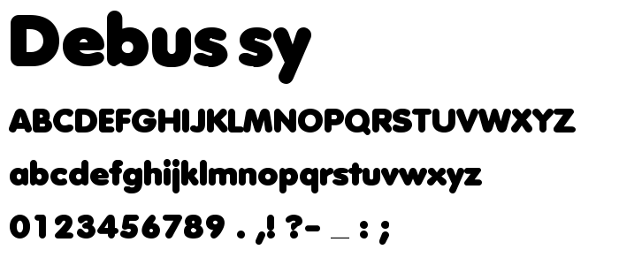 Debussy font