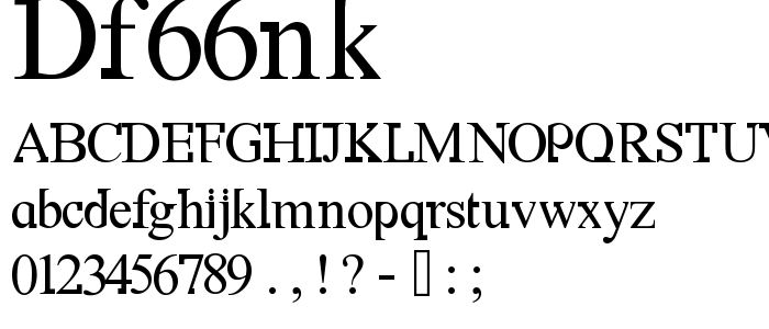 Df66nk font