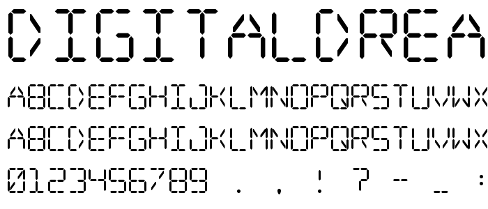 Digitaldream font