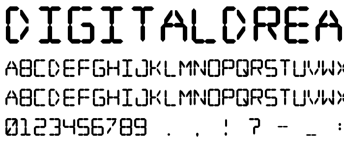 Digitaldreamfat font