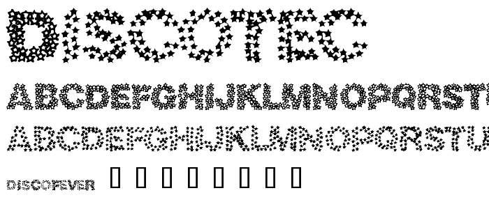 Discotec font