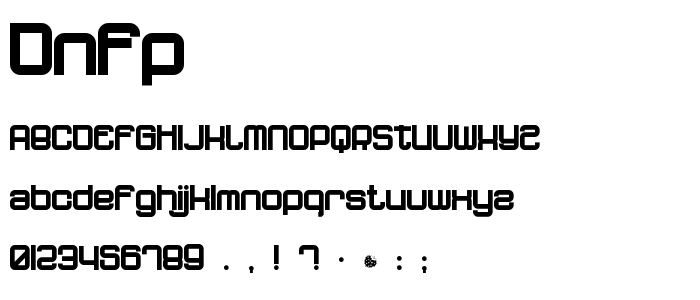 Dnfp font