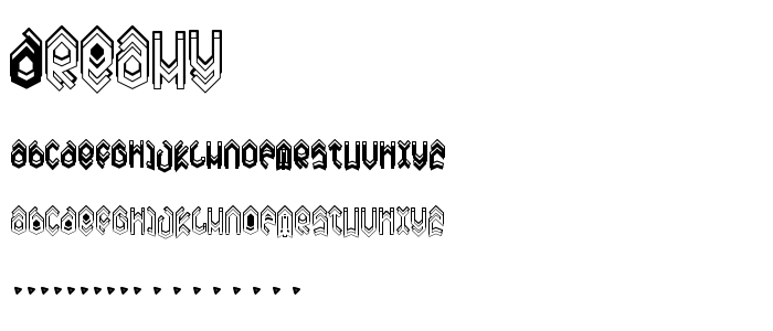 Dreamy font