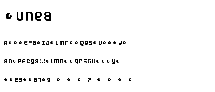 Dunea font