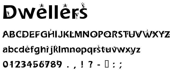 Dwellers font