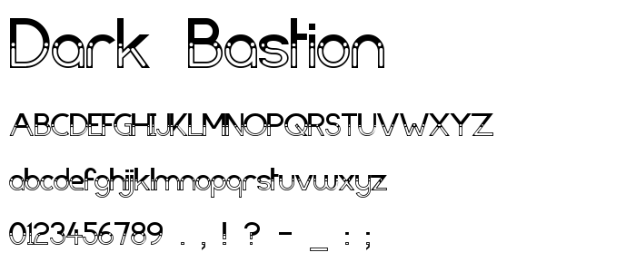 Dark_Bastion font
