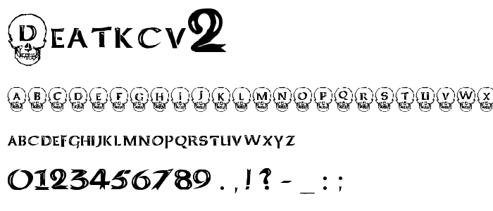 Deatkcv2 font