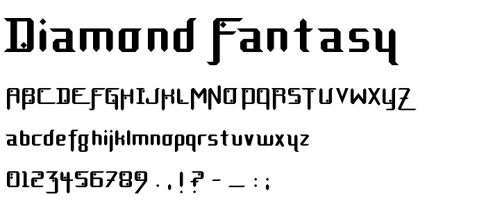 Diamond_Fantasy font