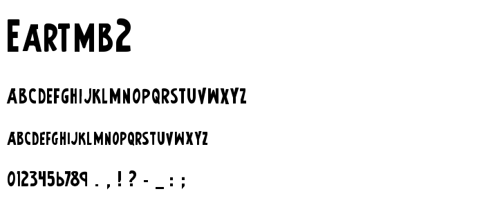 Eartmb2 font