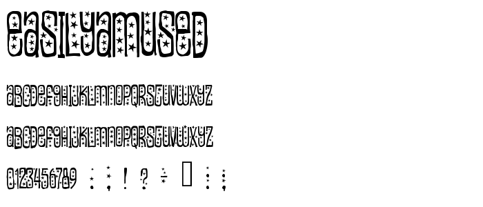 Easilyamused font