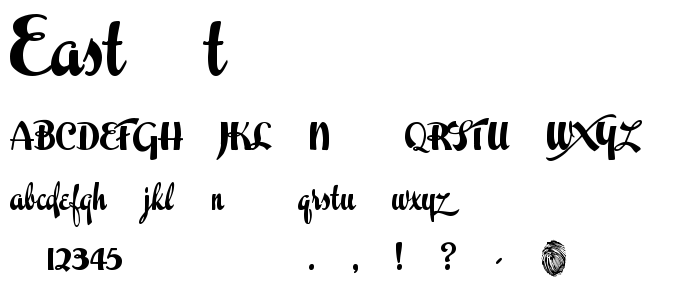 Eastptv font
