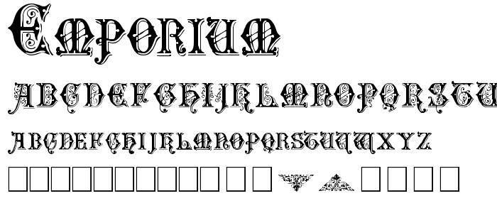 Emporium font