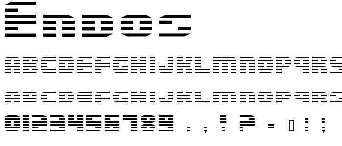 Endos font