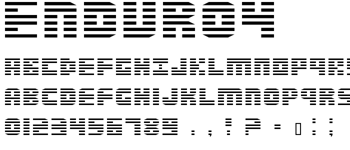 Enduro4 font