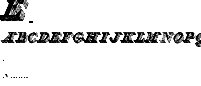 Engravie font