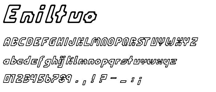 Eniltuo font