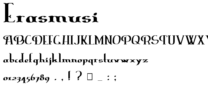 Erasmusi font