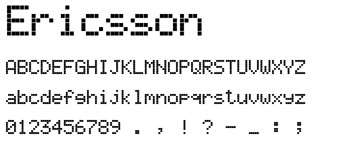 Ericsson font
