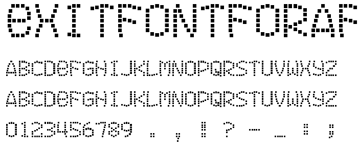 Exitfontforafilm font