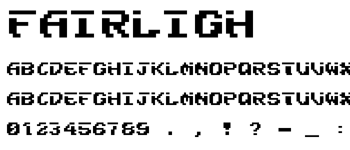 Fairligh font