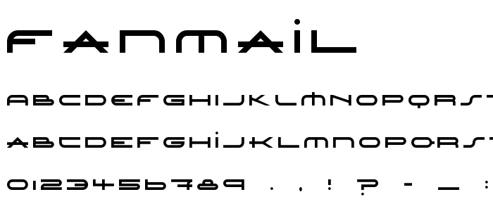 Fanmail font