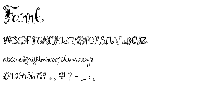 Fannt font