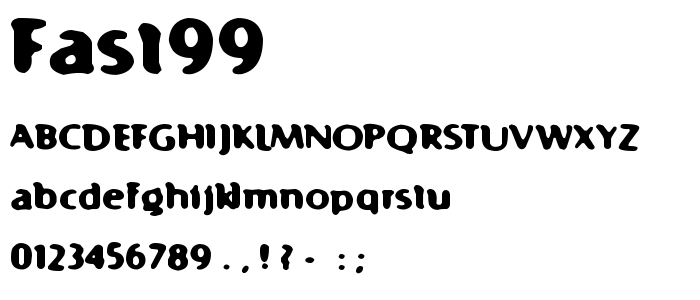 Fast99 font