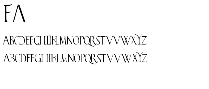 Fa font