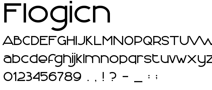 Flogicn font