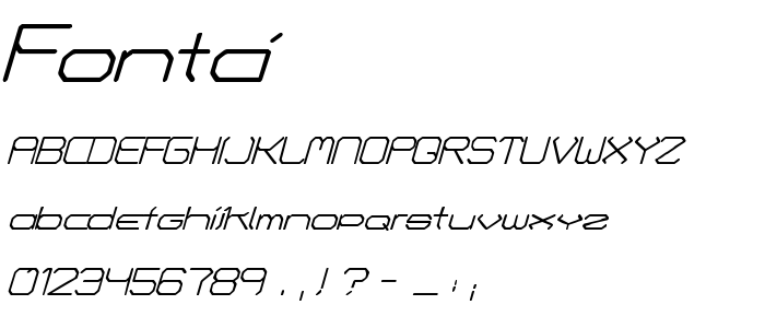 Fontci font