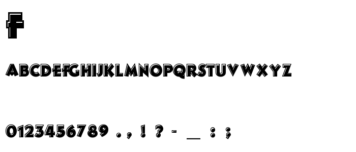 Franken font